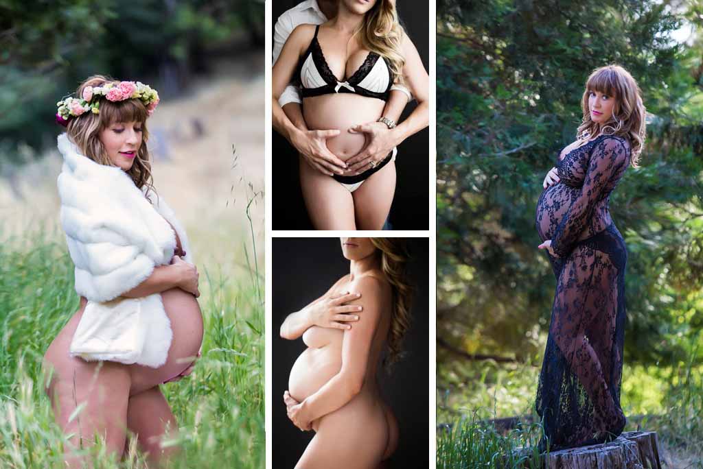 Maternity boudoir Los Angeles photo session in Los Angeles with Marisa Leigh